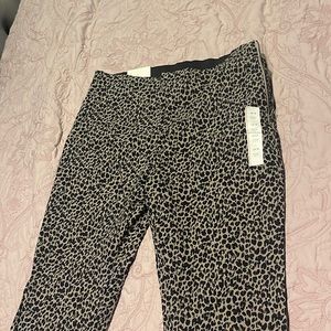 Size 16 animal print stretchy dressy pants